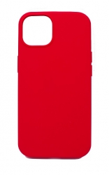 Чехол силиконовый гладкий Soft Touch iPhone 13 Pro Max, красный №14 (закрытый низ)