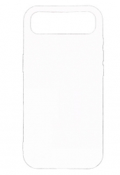 Чехол силиконовый гладкий Soft Touch iPhone 17 Air, белый (закрытый низ)