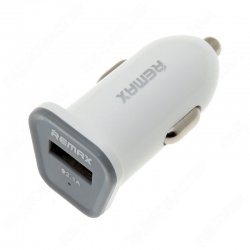 Автомобильный адаптер Remax USB 2.1 mAh, белый Автомобильный адаптер Remax USB 2.1 mAh, белый