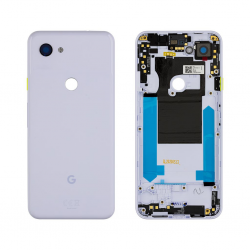 Задняя крышка для Google Pixel 3A Premium, со стеклом камеры розовая (Org) Задняя крышка для Google Pixel 3A Premium, со стеклом камеры розовая (Org)