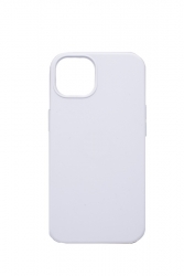 Чехол силиконовый гладкий Soft Touch iPhone 13 mini, белый №9 (закрытый низ)
