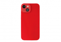 Чехол силиконовый гладкий Soft Touch iPhone 13, красный №14