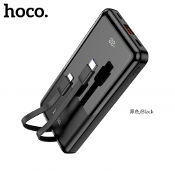 Внешний аккумулятор Power Bank 10000 mAh HOCO Q9 Pro Shell 22.5W+ PD20W, черный