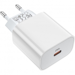 Сетевой адаптер HOCO C76A Plus Speed source USB-C PD 20W, 3A, QC3.0, белый Сетевой адаптер HOCO C76A Plus Speed source USB-C PD 20W, 3A, QC3.0, белый