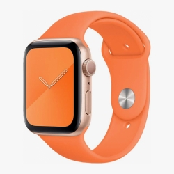 Ремешок силиконовый для Apple Watch 38/ 40 мм Sport Band, оранжевый №51 Ремешок силиконовый для Apple Watch 38/ 40 мм Sport Band, оранжевый №51