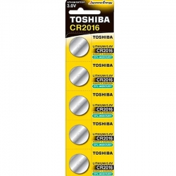 Батарейка Toshiba CR2016/5BL (3v, литиевая) упаковка 5 шт Батарейка Toshiba CR2016/5BL (3v, литиевая) упаковка 5 шт