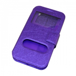 Чехол универсальный с силиконовой вставкой №1 размер 5.5 фиолетовый