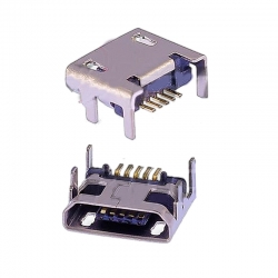 Разъем microUSB 2.0 разъем для планшетов Jack004 (5pin), установка на плату Разъем microUSB 2.0 разъем для планшетов Jack004 (5pin), установка на плату