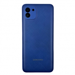 Задняя крышка для Samsung A03 SM-A035, синяя Задняя крышка для Samsung A03 SM-A035, синяя