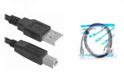 Кабель для принтера USB2.0 A(M) to B(M) черный 3 метра