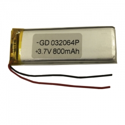 АКБ универсальная на проводах 64/ 20/ 3 мм (3.7V, 800 mAh) АКБ универсальная на проводах 64/ 20/ 3 мм (3.7V, 800 mAh)