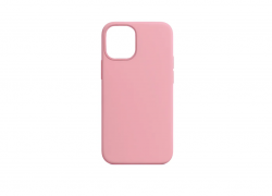 Чехол силиконовый гладкий Soft Touch iPhone 12 mini, розовый (без логотипа) Чехол силиконовый гладкий Soft Touch iPhone 12 mini, розовый (без логотипа)