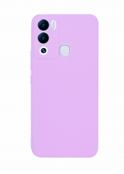 Чехол силиконовый гладкий Soft Touch INFINIX HOT 12i сиреневый