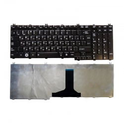 Клавиатура для ноутбука Toshiba Satellite C650 черная Клавиатура для ноутбука Toshiba Satellite C650 черная
