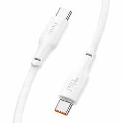 USB-C кабель HOCO X93 Force 60W Type-С to Type-С (200см. 3A), белый