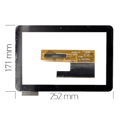 Тачскрин для планшета 3Q Qoo! Surf TS1013B TP101JCZS02 FP-2 черный 10.1" Размеры: 254*172мм Тачскрин для планшета 3Q Qoo! Surf TS1013B TP101JCZS02 FP-2 черный 10.1" Размеры: 254*172мм