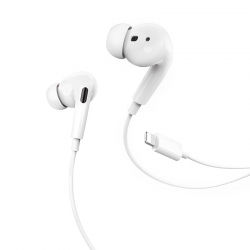 Наушники HOCO M1 Pro Original Series Earphone Lightning, белые Наушники HOCO M1 Pro Original Series Earphone Lightning, белые