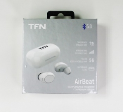 Беспроводные наушники TFN AirBeat TWS003 Bluetooth, белые