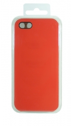 Чехол силиконовый гладкий Soft Touch iPhone 5/ 5S/ SE, красный №14 Чехол силиконовый гладкий Soft Touch iPhone 5/ 5S/ SE, красный №14
