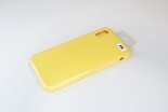 Чехол силиконовый гладкий Soft Touch iPhone XR, желтый (без логотипа)