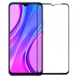 Защитное стекло Xiaomi Redmi 9A/ 9C/ 10A 9D XMART, черное (тех упаковка)