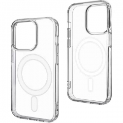 Чехол силиконовый Clear Case MagSafe iPhone 14 Pro Max, прозрачный