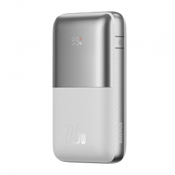 Внешний аккумулятор Power Bank 20000 mAh BASEUS Bipow Pro (22.5W, 3A), белый Внешний аккумулятор Power Bank 20000 mAh BASEUS Bipow Pro (22.5W, 3A), белый