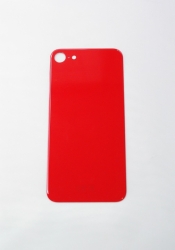 Задняя крышка iPhone SE 2020 стеклянная, легкая установка, красная (CE)