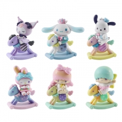 Набор аниме фигурок из 6-и штук в костюмах "Kuromi My Melody" набор 2 8 см. Набор аниме фигурок из 6-и штук в костюмах "Kuromi My Melody" набор 2 8 см.