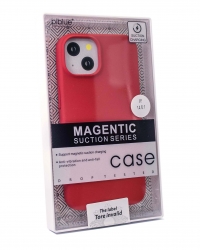Чехол Piblue iPhone 14 Silicone MagSafe, красный Чехол Piblue iPhone 14 Silicone MagSafe, красный