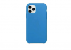 Чехол силиконовый гладкий Soft Touch iPhone 13 Pro Max, светло-синий №42 Чехол силиконовый гладкий Soft Touch iPhone 13 Pro Max, светло-синий №42