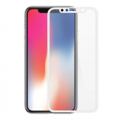 Защитное стекло iPhone X/ XS/ 11 Pro 5-10D (тех упаковка), белое