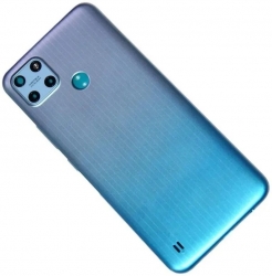 Задняя крышка для Realme C25Y, синяя Задняя крышка для Realme C25Y, синяя
