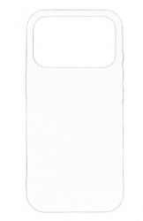 Чехол силиконовый гладкий Soft Touch iPhone 17 Pro Max, белый (закрытый низ)