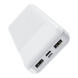 Внешний аккумулятор Power Bank 20000 mAh HOCO J72a Easy Travel, белый Внешний аккумулятор Power Bank 20000 mAh HOCO J72a Easy Travel, белый