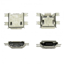 Разъем microUSB 2.0 разъём для планшетов Jack068 5pin, установка в разрез платы Разъем microUSB 2.0 разъём для планшетов Jack068 5pin, установка в разрез платы