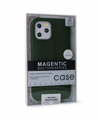 Чехол Piblue iPhone 12 Pro Max Silicone MagSafe, зеленый Чехол Piblue iPhone 12 Pro Max Silicone MagSafe, зеленый