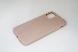 Чехол силиконовый матовый iPhone 11, бледно-розовый Чехол силиконовый матовый iPhone 11, бледно-розовый