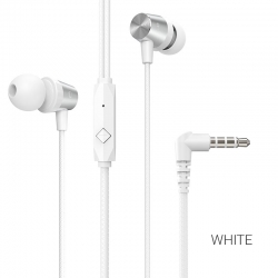 Наушники HOCO M79 Cresta universal earphones with mic. белые