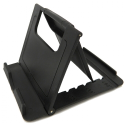 Подставка AMFOX для телефона/планшета с регулировкой угла наклона, черная