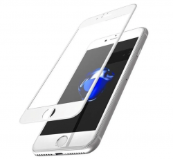 Защитное стекло iPhone 7/ 8/ SE 2 Ceramic Glossy Film 9D, белое Защитное стекло iPhone 7/ 8/ SE 2 Ceramic Glossy Film 9D, белое