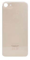 Задняя крышка iPhone 8 стеклянная, легкая установка, золото (CE)