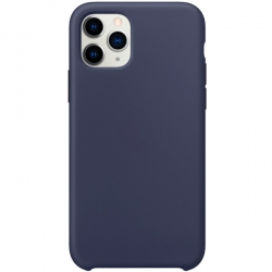 Чехол силиконовый гладкий Soft Touch iPhone 11 Pro Max, темно-синий №8 Чехол силиконовый гладкий Soft Touch iPhone 11 Pro Max, темно-синий №8
