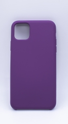 Чехол силиконовый гладкий Soft Touch iPhone 12/ 12 Pro, спелый гранат