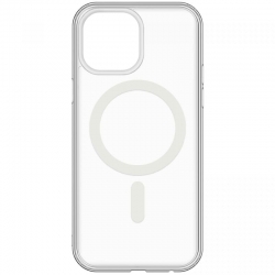 Чехол силиконовый Clear Case MagSafe iPhone 15 Pro Max, прозрачный