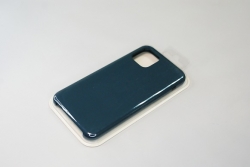 Чехол силиконовый гладкий Soft Touch iPhone 11 Pro, синий деним
