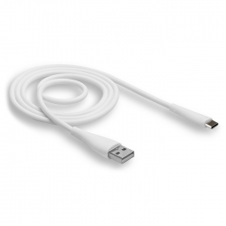 USB кабель Type-c WALKER C305, 2.1А,  QC, (100см), белый USB кабель Type-c WALKER C305, 2.1А,  QC, (100см), белый