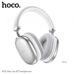 Беспроводные внешние наушники HOCO W35 Max Joy wireless headphones, серые Беспроводные внешние наушники HOCO W35 Max Joy wireless headphones, серые