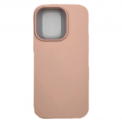 Чехол силиконовый гладкий Soft Touch iPhone 14 Pro, розовый песок №19 (закрытый низ)