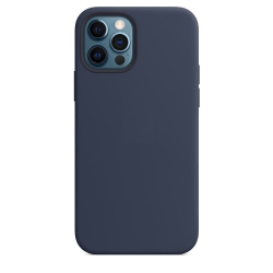 Чехол силиконовый MagSafe Soft Touch с анимацией iPhone 14 Pro, темно-синий